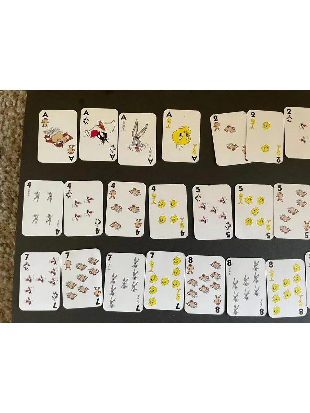 Looney Tunes Sylvester & Tweety Bird Playing Cards Deck Of Cards Keychain